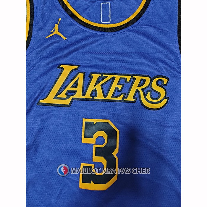 Maillot Los Angeles Lakers Anthony Davis NO 3 Statement 2022-23 Volet